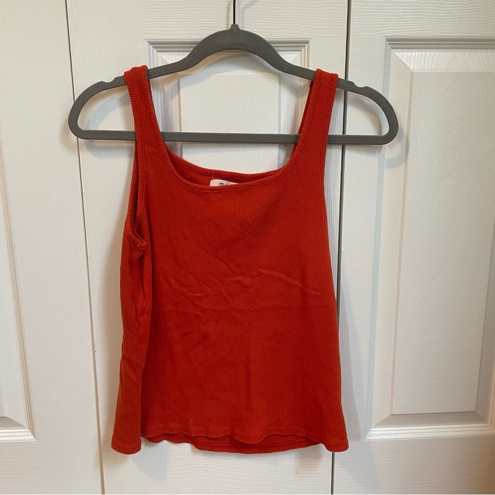 Medium madewell square neck tank top ribbed